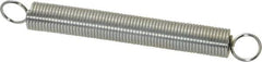 Gardner Spring - 0.437" OD, 8.01 Lb Max Load, 7.41" Max Ext Len, 0.0475" Wire Diam Spring - 1.87 Lb/In Rating - Industrial Tool & Supply