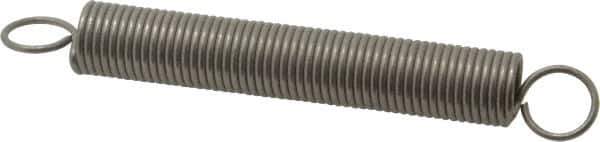 Gardner Spring - 0.437" OD, 8.5 Lb Max Load, 7.1" Max Ext Len, 0.0475" Wire Diam Spring - 1.91 Lb/In Rating - Industrial Tool & Supply