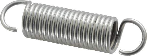 Gardner Spring - 0.96" OD, 55.32 Lb Max Load, 5.47" Max Ext Len, 0.1205" Wire Diam Spring - 21.64 Lb/In Rating - Industrial Tool & Supply
