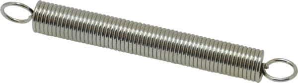 Gardner Spring - 0.43" OD, 12 Lb Max Load, 6.34" Max Ext Len, 0.054" Wire Diam Spring - 3.83 Lb/In Rating - Industrial Tool & Supply