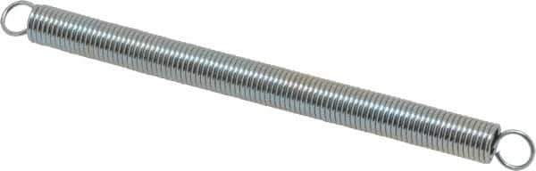 Gardner Spring - 0.28" OD, 5.29 Lb Max Load, 6.9" Max Ext Len, 0.0348" Wire Diam Spring - 1.42 Lb/In Rating - Industrial Tool & Supply