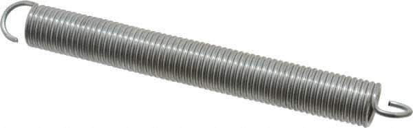 Gardner Spring - 0.84" OD, 43.71 Lb Max Load, 11.98" Max Ext Len, 0.1055" Wire Diam Spring - 6.36 Lb/In Rating - Industrial Tool & Supply