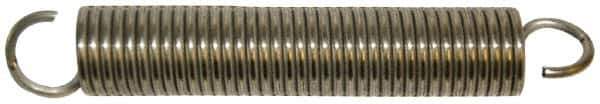 Gardner Spring - 0.73" OD, 33.97 Lb Max Load, 6-1/4" Max Ext Len, 0.0915" Wire Diam Spring - 11.22 Lb/In Rating - Industrial Tool & Supply