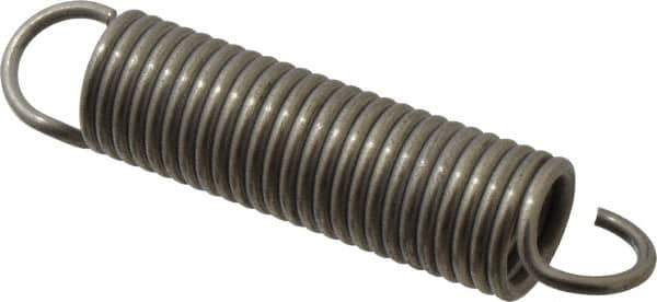 Gardner Spring - 0.84" OD, 43.65 Lb Max Load, 6.01" Max Ext Len, 0.1055" Wire Diam Spring - 15.95 Lb/In Rating - Industrial Tool & Supply
