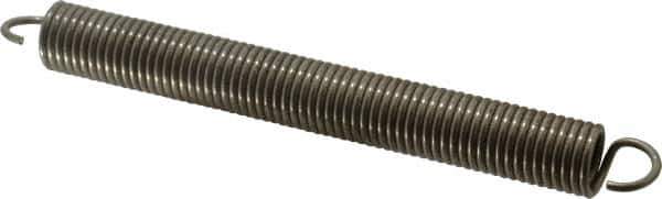 Gardner Spring - 0.84" OD, 43.71 Lb Max Load, 13.05" Max Ext Len, 0.1055" Wire Diam Spring - 6.36 Lb/In Rating - Industrial Tool & Supply