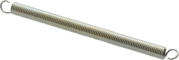 Gardner Spring - 1/8" OD, 1.6 Lb Max Load, 3" Max Ext Len, 0.018" Wire Diam Spring - 1.3 Lb/In Rating, 2" Free Length - Industrial Tool & Supply