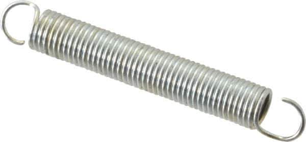 Gardner Spring - 3/16" OD, 2.5 Lb Max Load, 2-3/4" Max Ext Len, 0.022" Wire Diam Spring - 1.6 Lb/In Rating, 1-3/8" Free Length - Industrial Tool & Supply