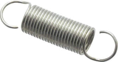 Gardner Spring - 1/4" OD, 3.1 Lb Max Load, 1.96" Max Ext Len, 0.026" Wire Diam Spring - 2.8 Lb/In Rating, 1" Free Length - Industrial Tool & Supply