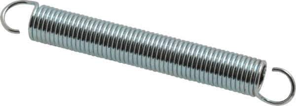 Gardner Spring - 3/8" OD, 10 Lb Max Load, 5-3/4" Max Ext Len, 0.045" Wire Diam Spring - 3.2 Lb/In Rating, 3" Free Length - Industrial Tool & Supply