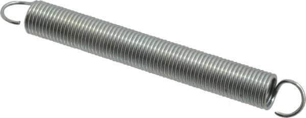Gardner Spring - 1/2" OD, 13.2 Lb Max Load, 9.67" Max Ext Len, 0.055" Wire Diam Spring - 2.3 Lb/In Rating, 4-1/2" Free Length - Industrial Tool & Supply