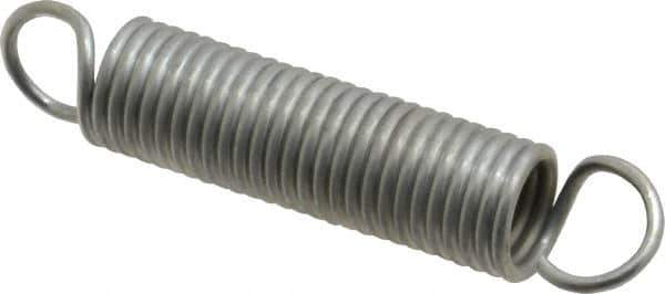 Gardner Spring - 1/2" OD, 19 Lb Max Load, 4.09" Max Ext Len, 0.063" Wire Diam Spring - 10.7 Lb/In Rating, 2-1/2" Free Length - Industrial Tool & Supply