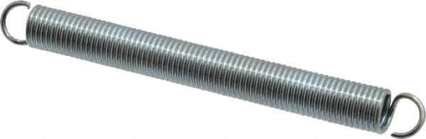Gardner Spring - 1/2" OD, 19 Lb Max Load, 8.95" Max Ext Len, 0.063" Wire Diam Spring - 4.3 Lb/In Rating, 5" Free Length - Industrial Tool & Supply
