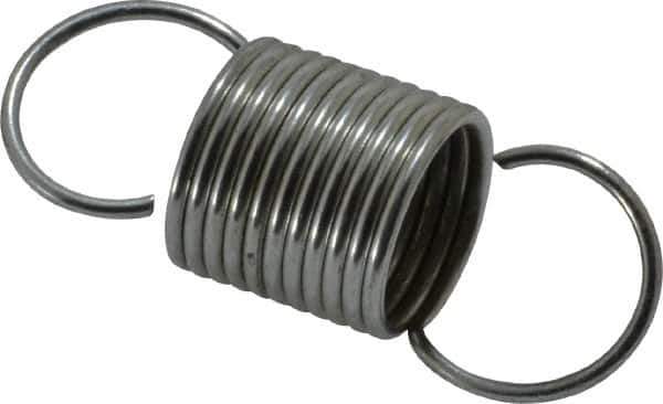 Gardner Spring - 3/4" OD, 12.8 Lb Max Load, 3.76" Max Ext Len, 0.063" Wire Diam Spring - 6.6 Lb/In Rating, 2" Free Length - Industrial Tool & Supply