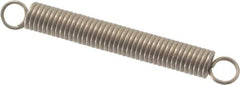 Gardner Spring - 1/8" OD, 1.39 Lb Max Load, 1.43" Max Ext Len, 0.018" Wire Diam Spring - 2.52 Lb/In Rating, 1" Free Length - Industrial Tool & Supply