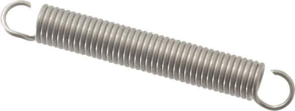 Gardner Spring - 3/16" OD, 3.74 Lb Max Load, 2.31" Max Ext Len, 0.026" Wire Diam Spring - 3.48 Lb/In Rating, 1-3/8" Free Length - Industrial Tool & Supply
