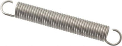 Gardner Spring - 3/16" OD, 3.74 Lb Max Load, 2.31" Max Ext Len, 0.026" Wire Diam Spring - 3.48 Lb/In Rating, 1-3/8" Free Length - Industrial Tool & Supply