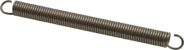 Gardner Spring - 3/8" OD, 15.22 Lb Max Load, 7.08" Max Ext Len, 0.055" Wire Diam Spring - 5.13 Lb/In Rating, 4-1/2" Free Length - Industrial Tool & Supply