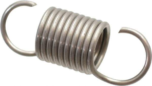 Gardner Spring - 1/2" OD, 11.48 Lb Max Load, 2.13" Max Ext Len, 0.055" Wire Diam Spring - 13.57 Lb/In Rating, 1-3/8" Free Length - Industrial Tool & Supply