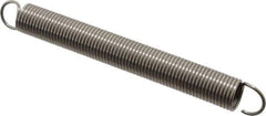 Gardner Spring - 1/2" OD, 11.48 Lb Max Load, 9.59" Max Ext Len, 0.055" Wire Diam Spring - 2 Lb/In Rating, 4-1/2" Free Length - Industrial Tool & Supply