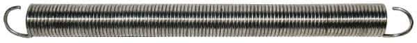 Gardner Spring - 1" OD, 12.45 Lb Max Load, 16-1/2" Max Ext Len, 0.1055" Wire Diam Spring - 2.5 Lb/In Rating - Industrial Tool & Supply