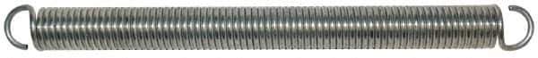 Gardner Spring - 3/4" OD, 19.11 Lb Max Load, 11.2" Max Ext Len, 0.1055" Wire Diam Spring - 7.55 Lb/In Rating - Industrial Tool & Supply