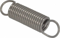 Gardner Spring - 1/2" OD, 3.16" Max Ext Len, 0.063" Wire Diam Spring - 12.8612 Lb/In Rating, 1.4773 Lb Init Tension - Industrial Tool & Supply