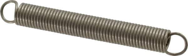 Gardner Spring - 1/2" OD, 7.07" Max Ext Len, 0.063" Wire Diam Spring - 4.7795 Lb/In Rating, 1.4773 Lb Init Tension - Industrial Tool & Supply