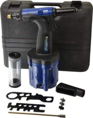 RivetKing - Up to 3/16" Capacity, Air Riveting Hammer - 5/8" Long Stroke, 1/4" Inlet - Industrial Tool & Supply