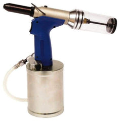 RivetKing - Up to 1/4" Capacity, Air Riveter - 1" Long Stroke, 1/4" Inlet - Industrial Tool & Supply