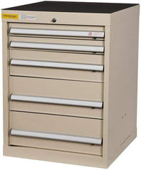 Value Collection - 5 Drawer, Cabinet Only - Tan, 24" Wide x 32" High - Industrial Tool & Supply