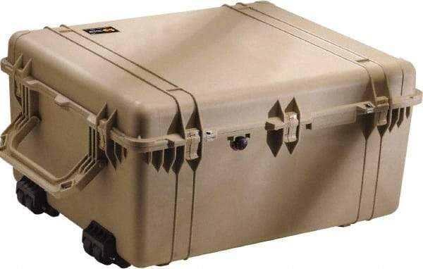 Pelican Products, Inc. - 28-13/32" Wide x 17-21/32" High, Shipping/Travel Case - Tan, Polypropylene - Industrial Tool & Supply
