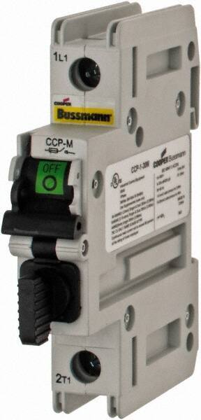 Cooper Bussmann - 1 Phase, 240VAC, 1 Pole, Open Fused Cam & Disconnect Switch - 1 Wire - Industrial Tool & Supply