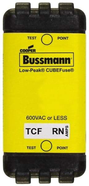 Cooper Bussmann - 300 VDC & 600 VAC, 3 Amp, Time Delay General Purpose Fuse - Plug-in Mount, 47.75mm OAL, 100 at DC, 200 (CSA RMS), 300 (UL RMS) kA Rating - Industrial Tool & Supply