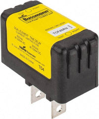Cooper Bussmann - 300 VDC, 600 VAC, 40 Amp, Time Delay General Purpose Fuse - Plug-in Mount, 54.1mm OAL, 100 at DC, 200 (CSA RMS), 300 (UL RMS) kA Rating - Industrial Tool & Supply