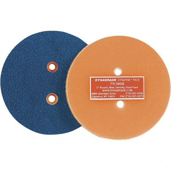 Dynabrade - 3" Diam Disc Backing Nonvacuum Replacement Pad - Medium Density, 12,000 RPM - Industrial Tool & Supply