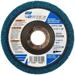 Norton - 4-1/2" Diam, Medium Grade, Aluminum Oxide Deburring Disc - Industrial Tool & Supply