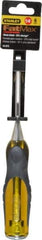 Stanley - 9" OAL x 1/4" Blade Width Wood Chisel - 1/4" Tip, Acetate & Rubber Grip Handle - Industrial Tool & Supply