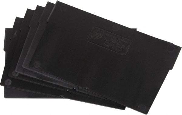 Quantum Storage - 8.4" Wide x 4-1/2" High, Black Bin Divider - Use with Quantum Storage Systems - QSB207, 208, 214 - Industrial Tool & Supply