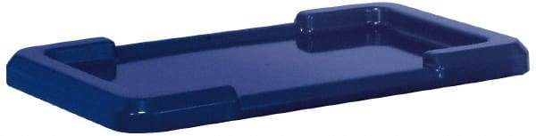 Quantum Storage - 25.8" Long x 16.3" Wide x 1.5" High Blue Lid - For Use with Quantum Storage Systems - TUB2516-8 - Industrial Tool & Supply
