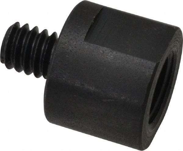 Made in USA - 3/8" Max Diam, Abrasive Disc Adapter - 1/4-20, 3/8-24 - Industrial Tool & Supply