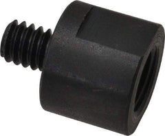 Made in USA - 3/8" Max Diam, Abrasive Disc Adapter - 1/4-20, 3/8-24 - Industrial Tool & Supply