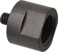 Made in USA - 5/8" Max Diam, Abrasive Disc Adapter - 1/4-20, 5/8-11 - Industrial Tool & Supply