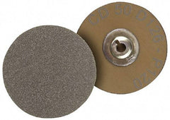 PFERD - 2" Disc Diam, 120 Grit, Diamond Quick Change Disc - Type S Attaching System, Coated, Brown, Medium Grade, 9,500 RPM, D126 Series - Industrial Tool & Supply