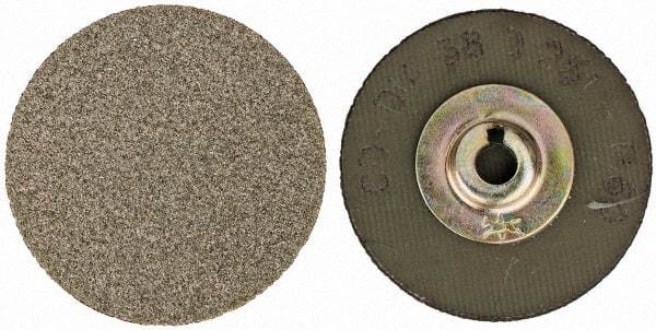 PFERD - 1-1/2" Disc Diam, 60 Grit, Diamond Quick Change Disc - Type S Attaching System, Coated, Brown, Coarse Grade, 12,500 RPM, D251 Series - Industrial Tool & Supply