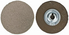 PFERD - 1-1/2" Disc Diam, 120 Grit, Diamond Quick Change Disc - Type S Attaching System, Coated, Brown, Medium Grade, 12,500 RPM, D126 Series - Industrial Tool & Supply