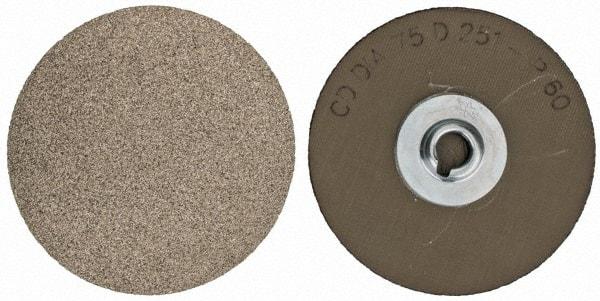 PFERD - 3" Disc Diam, 60 Grit, Diamond Quick Change Disc - Type S Attaching System, Coated, Brown, Coarse Grade, 6,300 RPM, D251 Series - Industrial Tool & Supply
