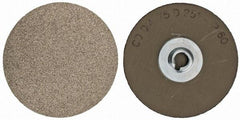 PFERD - 3" Disc Diam, 60 Grit, Diamond Quick Change Disc - Type S Attaching System, Coated, Brown, Coarse Grade, 6,300 RPM, D251 Series - Industrial Tool & Supply