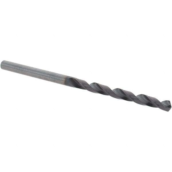 Guhring - 3.4mm 118° Solid Carbide Jobber Drill - FIREX Finish, Right Hand Cut, Spiral Flute, Straight Shank, 70mm OAL, Faceted Point - Industrial Tool & Supply