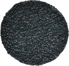 Tru-Maxx - 2" Disc Diam, 36 Grit, Zirconia Alumina Quick Change Disc - Type S Attaching System, Coated, Blue, Coarse Grade - Industrial Tool & Supply