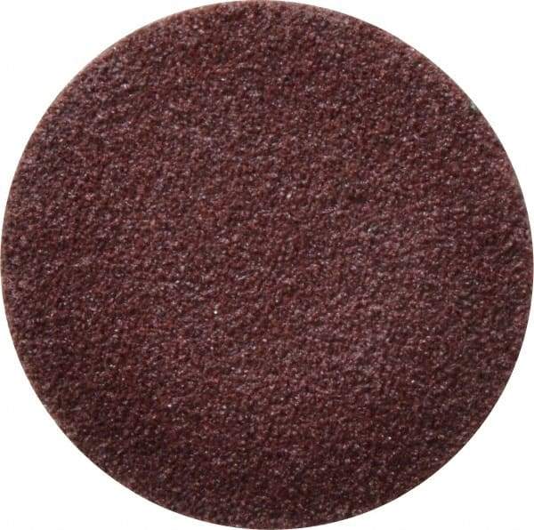 Tru-Maxx - 2" Disc Diam, 60 Grit, Aluminum Oxide Quick Change Disc - Type S Attaching System, Coated, Maroon, Medium Grade - Industrial Tool & Supply